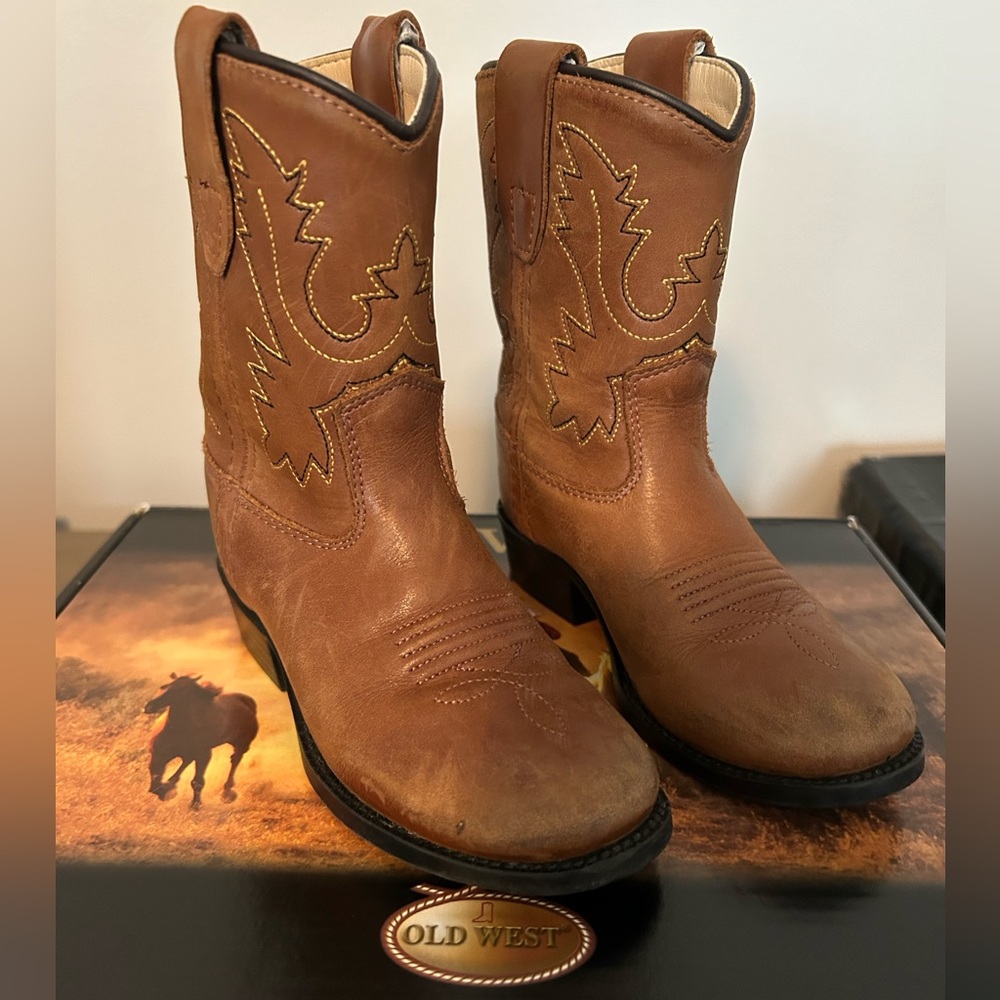 Kids Old West Cowboy Boots Size 6.5